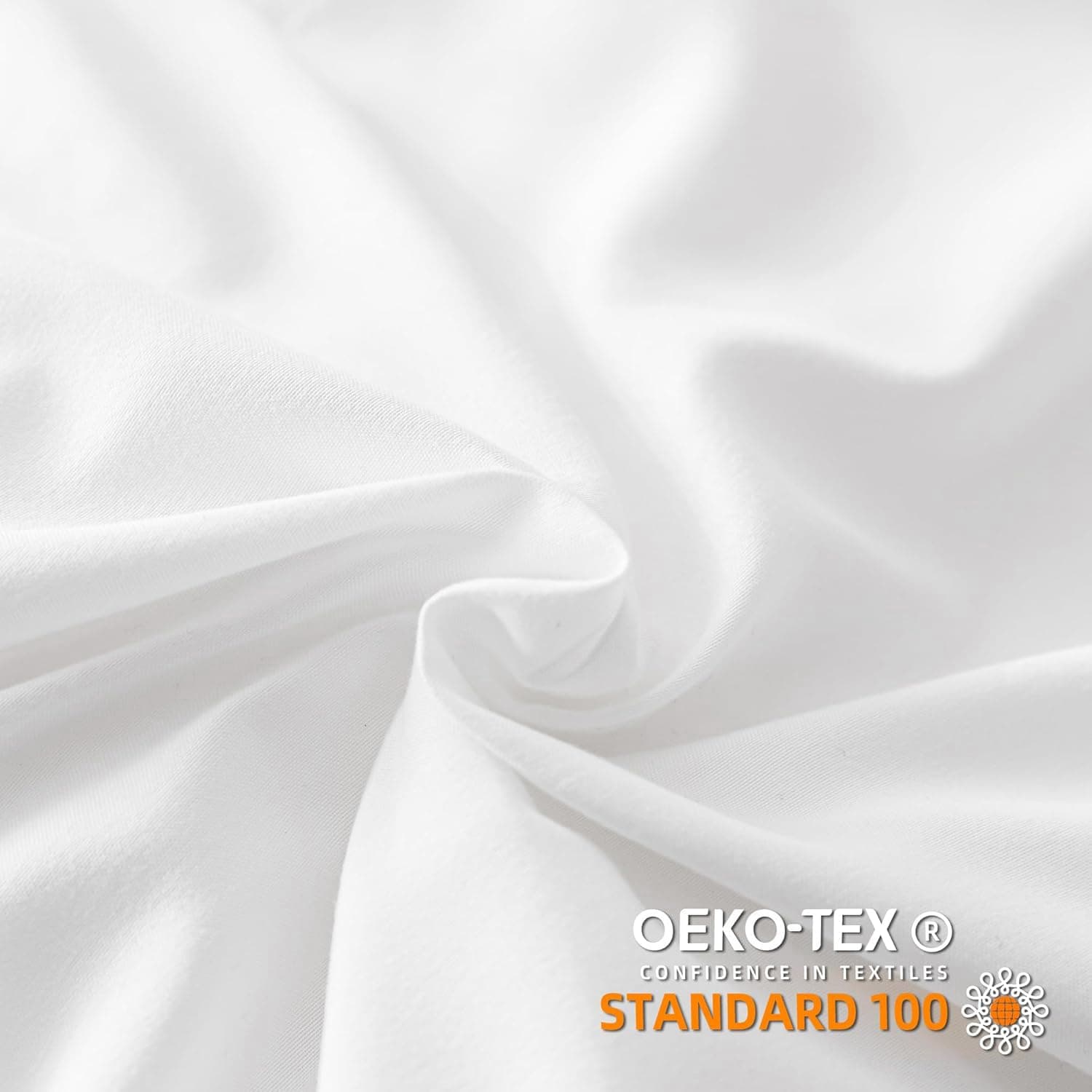 Juego de Edredón Queen JANZAA Blanco 3PCS (1 Edredón con - Imagen 4