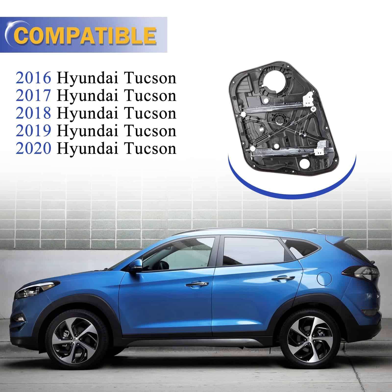 Regulador de Ventana X4XZ OEM de Fábrica sin Motor para - Imagen 3