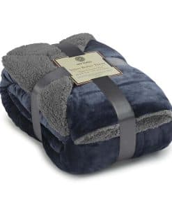 Manta Sherpa Genteele Reversible Ultra Suave de Lujo, 60 x