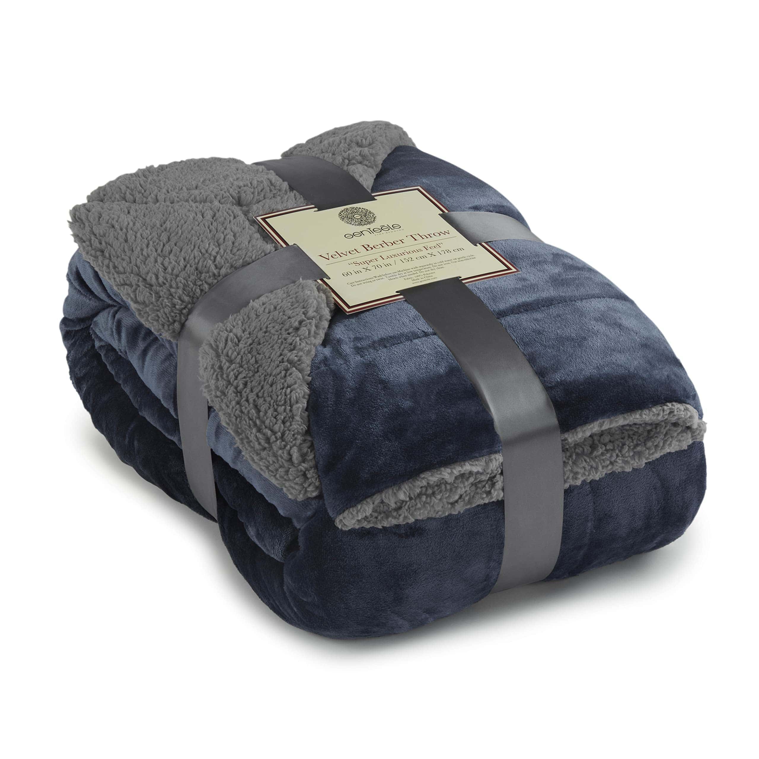 Manta Sherpa Genteele Reversible Ultra Suave de Lujo, 60 x