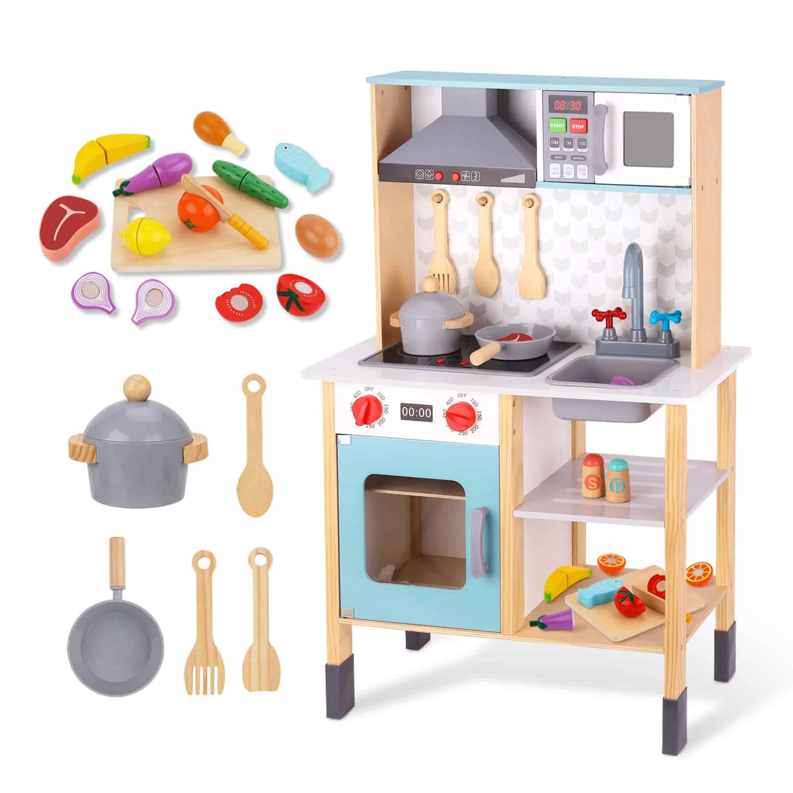 TOOKYLAND Cocina de Juguete para Niños, Set de Cocina para