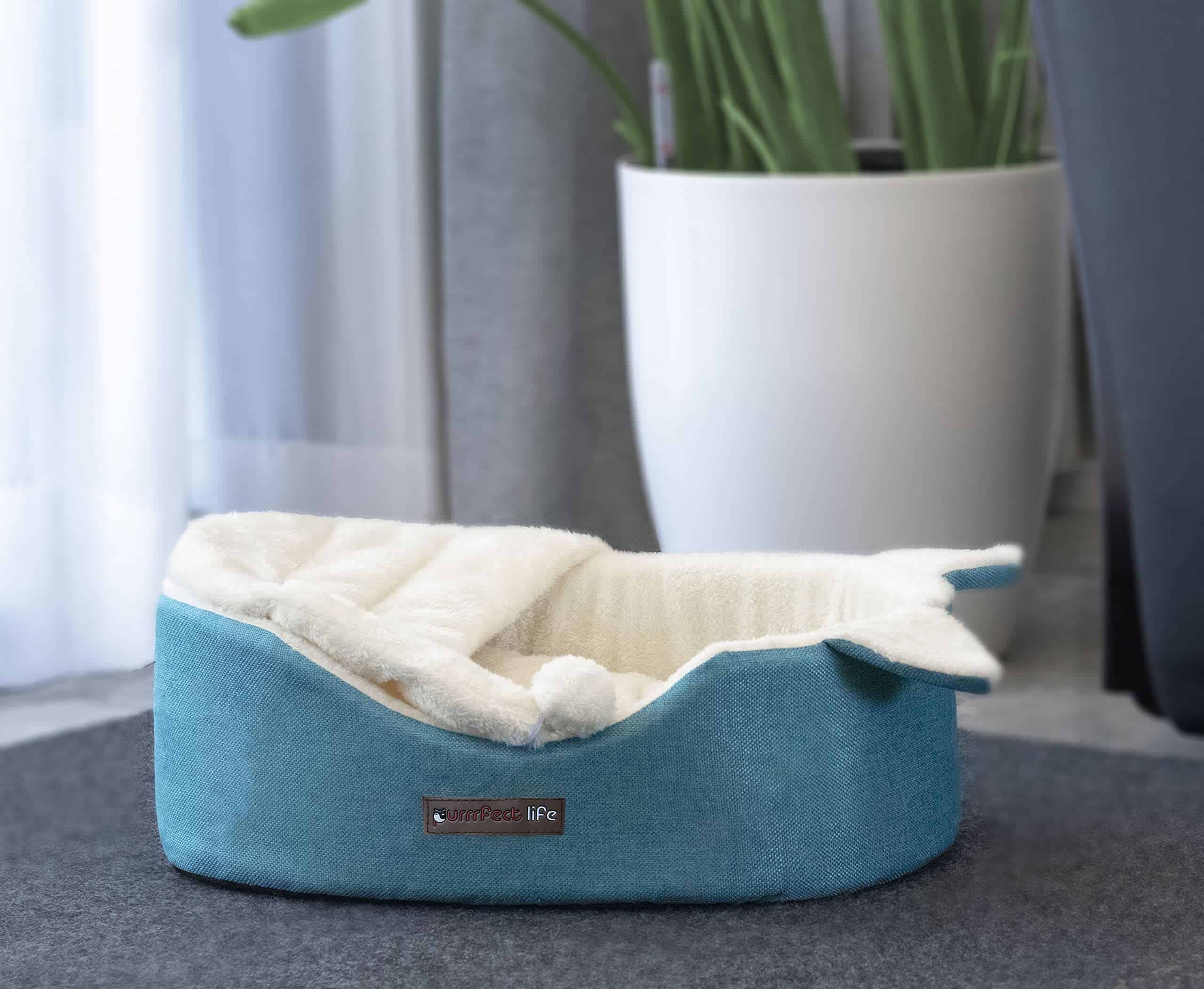 Cama Oval para Mascotas purrrfect life para Gatos y Perros - Imagen 8