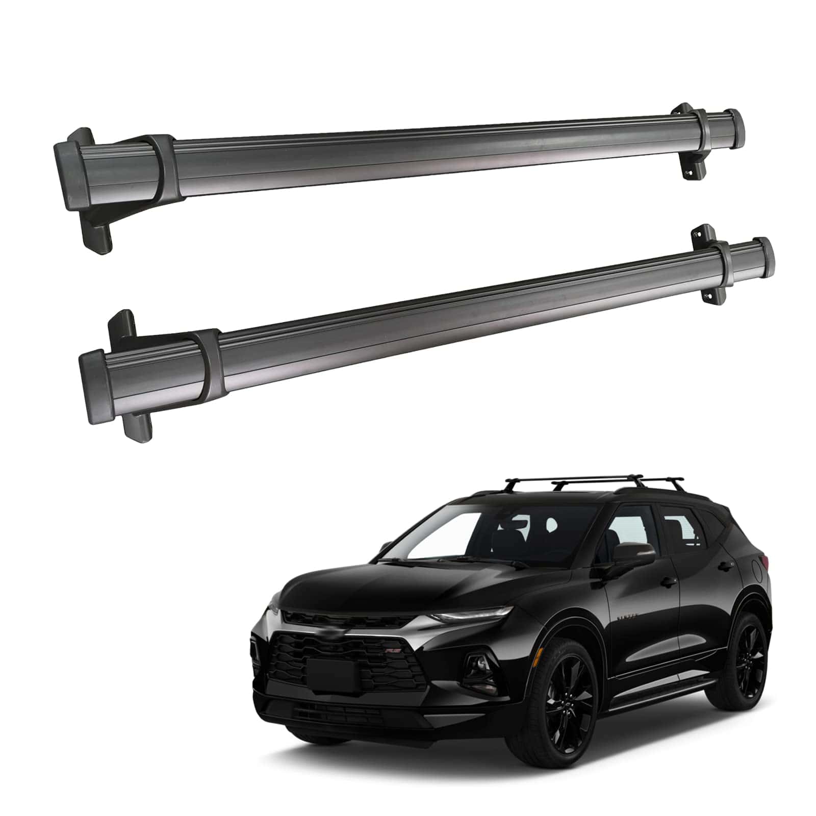 2pcs Barras Transversales de Riel de Techo de Aluminio para