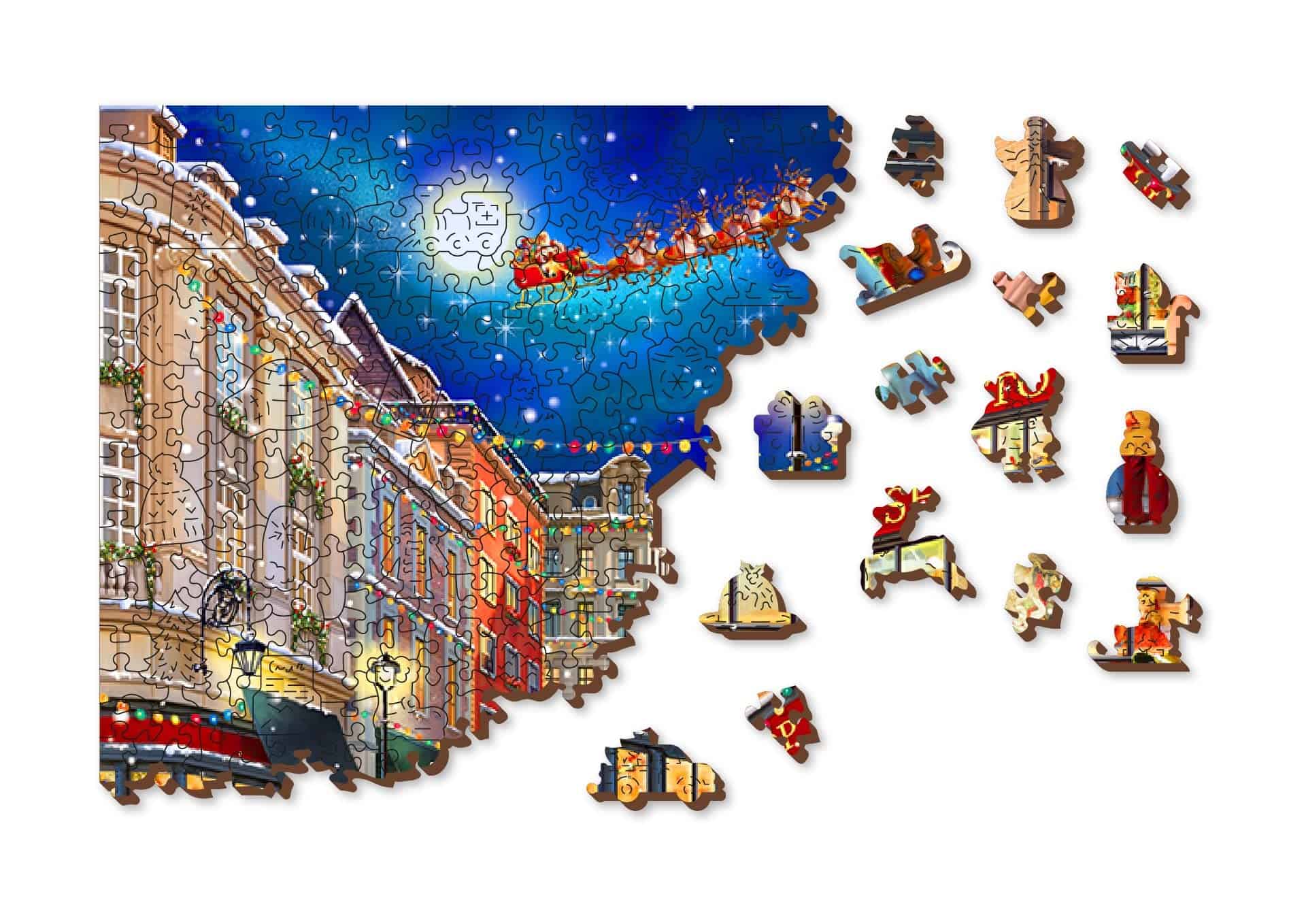 Rompecabezas de madera de 1000 piezas Christmas Snowballs - Imagen 8