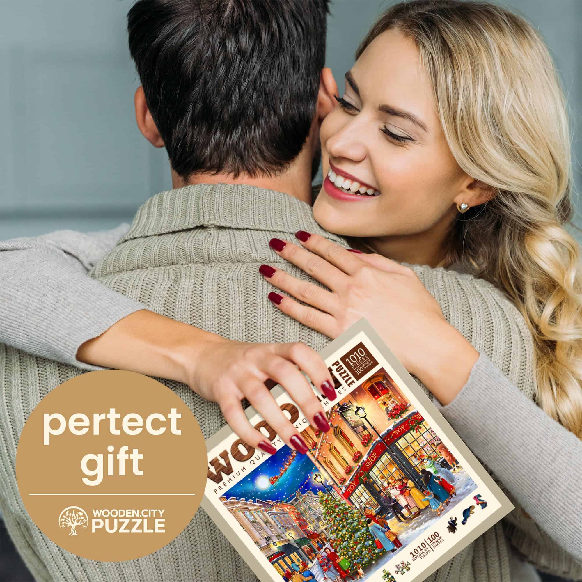 Rompecabezas de madera de 1000 piezas Christmas Snowballs - Imagen 7