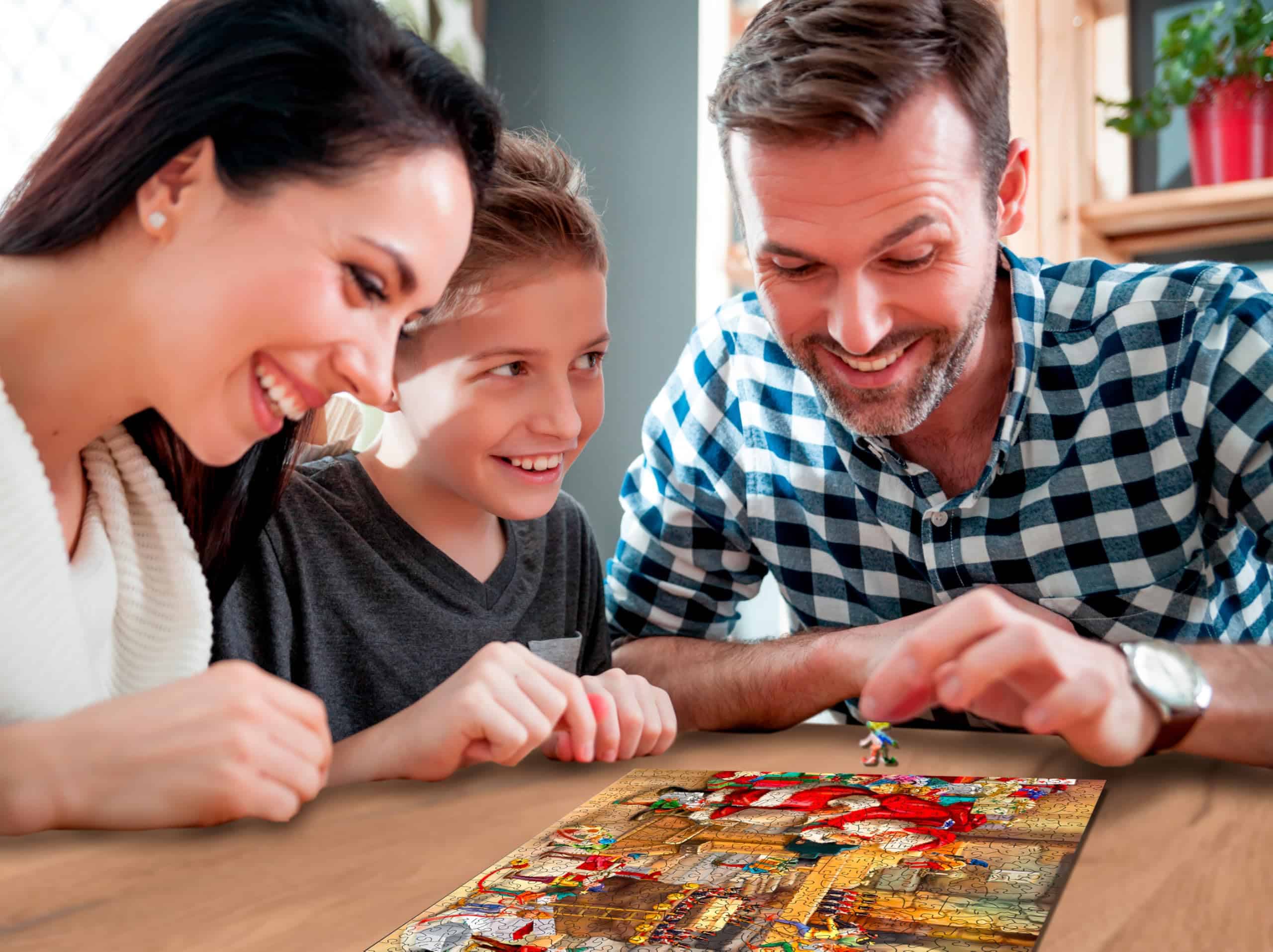 Rompecabezas de Madera WOODEN.CITY 1000 +10 Piezas Santa's - Imagen 4