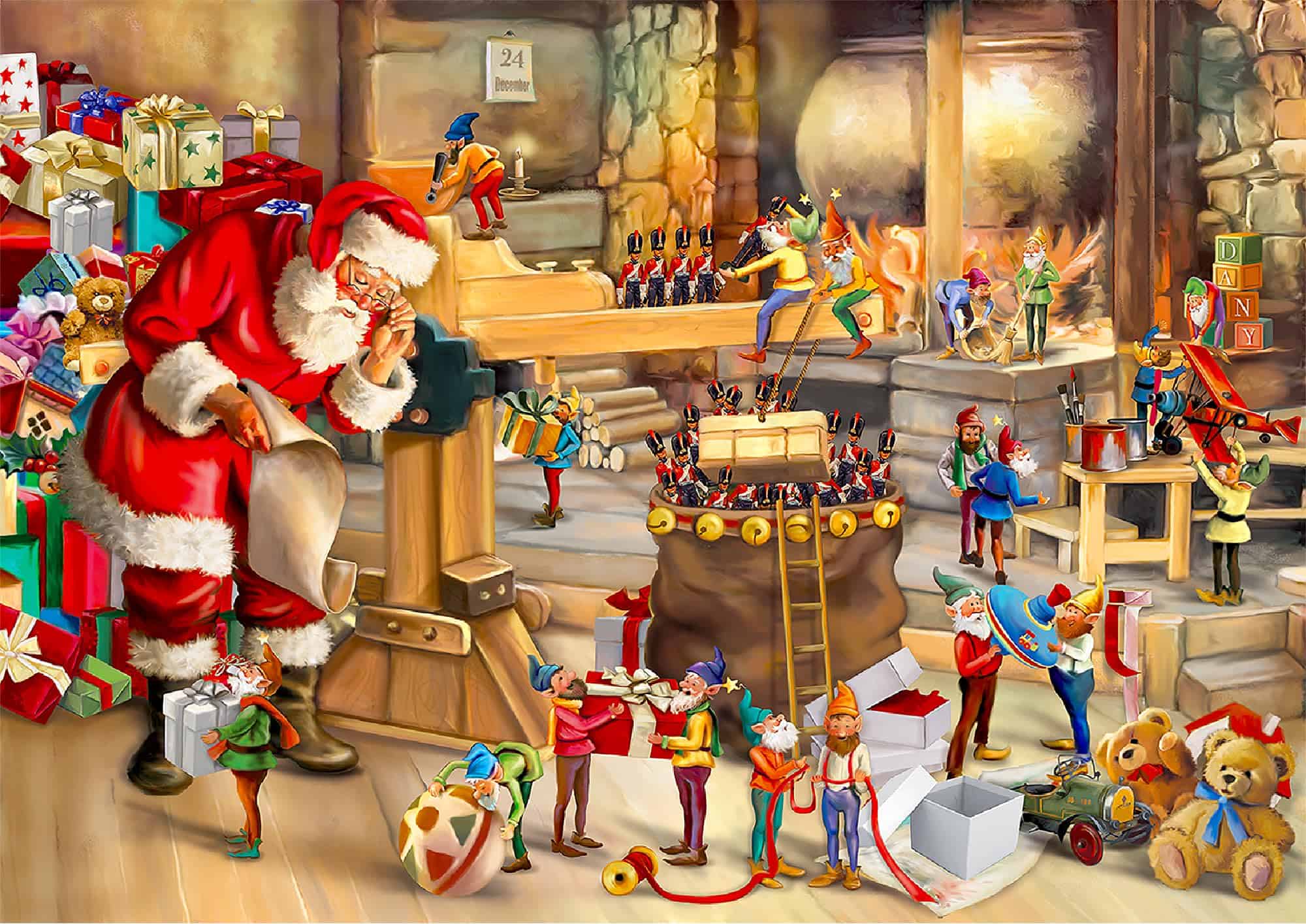 Rompecabezas de Madera WOODEN.CITY 1000 +10 Piezas Santa's - Imagen 10