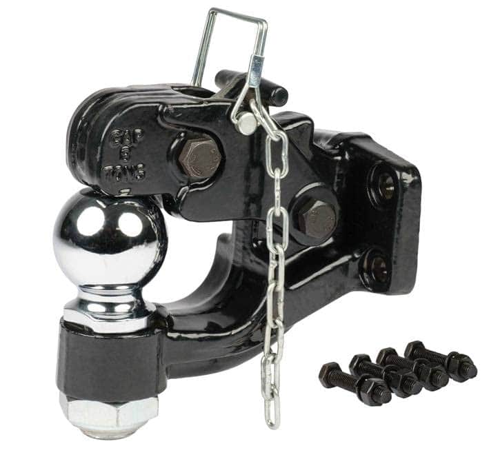 Enganche pintle Mytee Products con bola de remolque de