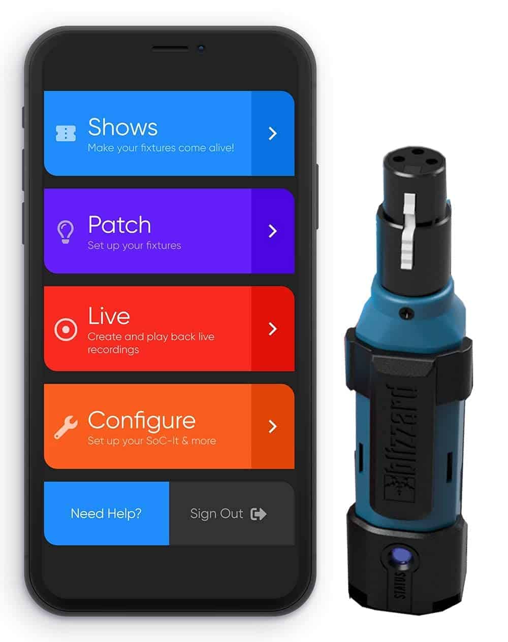 Controlador inalámbrico SoC-It con salida DMX de 5 pines de - Imagen 6