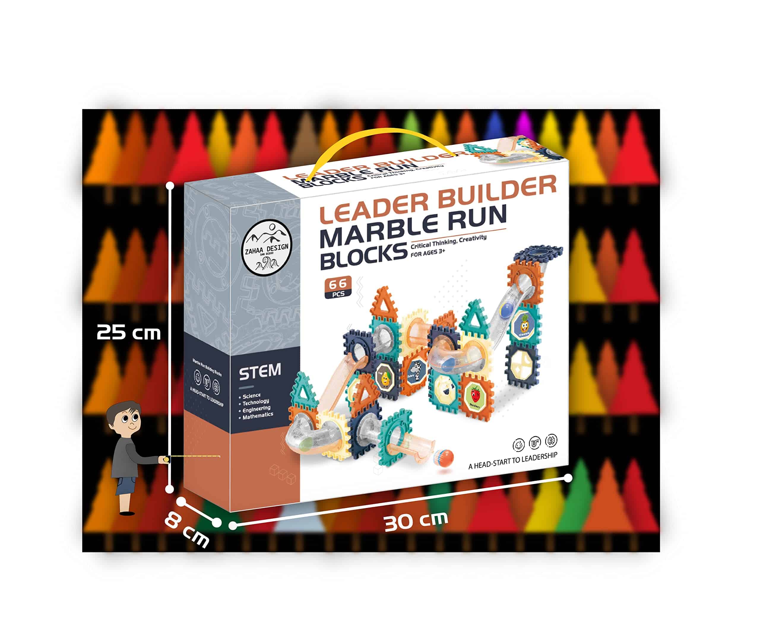 Leader Builder Marble Run para Niños de 3 años en Adelante - Imagen 3