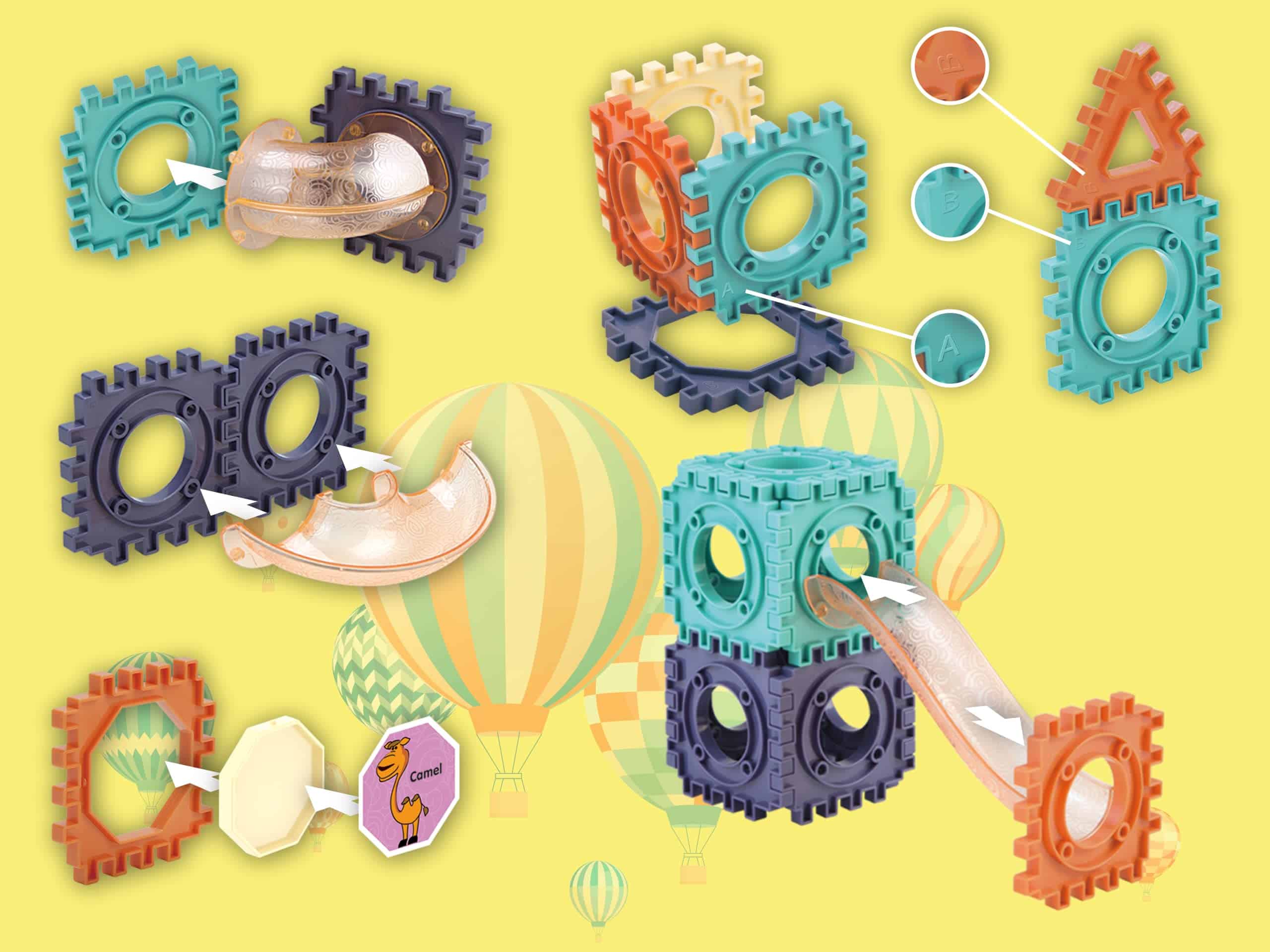 Leader Builder Marble Run para Niños de 3 años en Adelante - Imagen 4