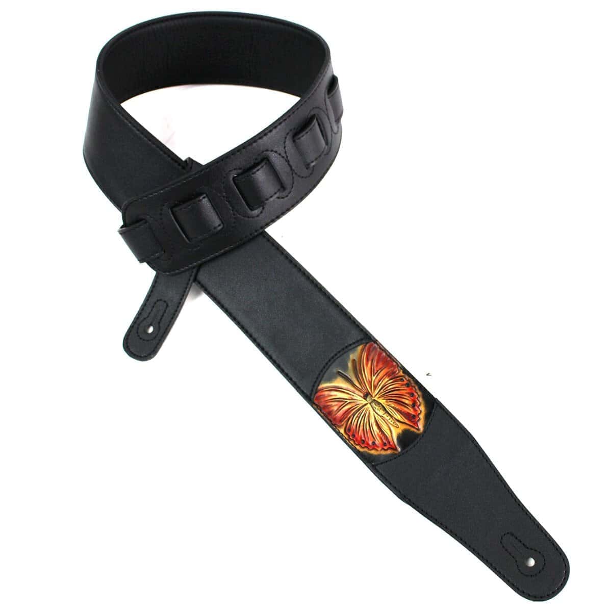 Correa para guitarra Walker And Williams CVG-166 negra con