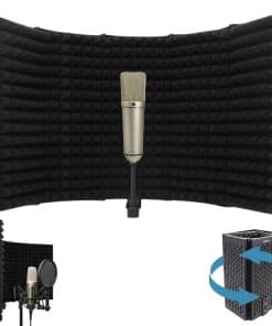 Pyle Studio Microphone Sound Isolation - Mejora Voces y