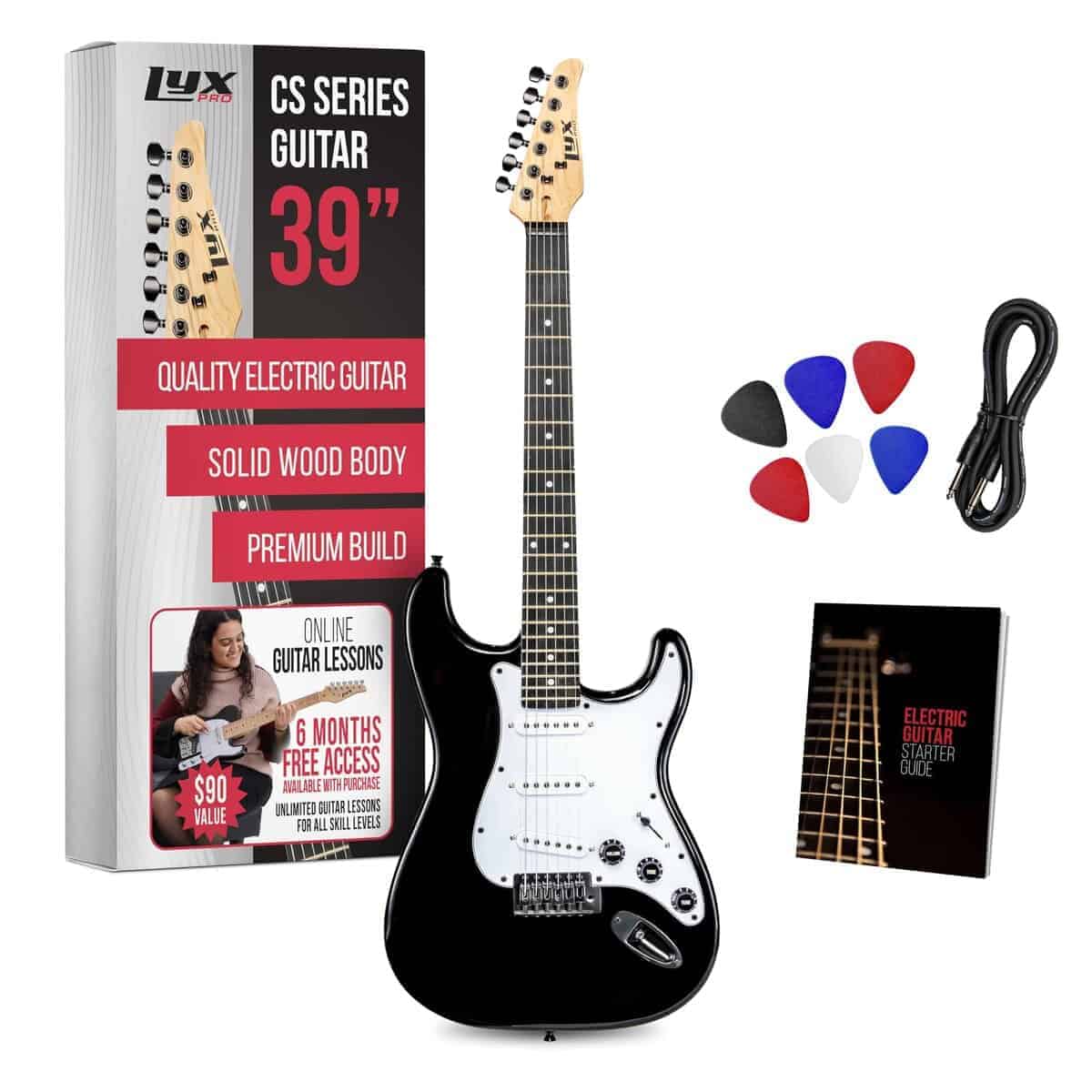 Kit de Guitarra Eléctrica LyxPro CS 39'' para