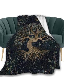 Manta Viking Tree of Life FEILUOKE Super Suave y Cómoda