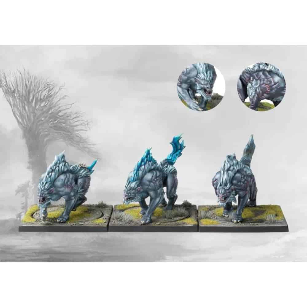 Juego de Bestias Fenr Pack Wargs de Para Bellum Wargames - Imagen 5