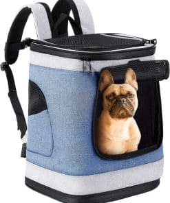 Mochila portadora cómoda para perros y gatos ZAKAPAWS, con