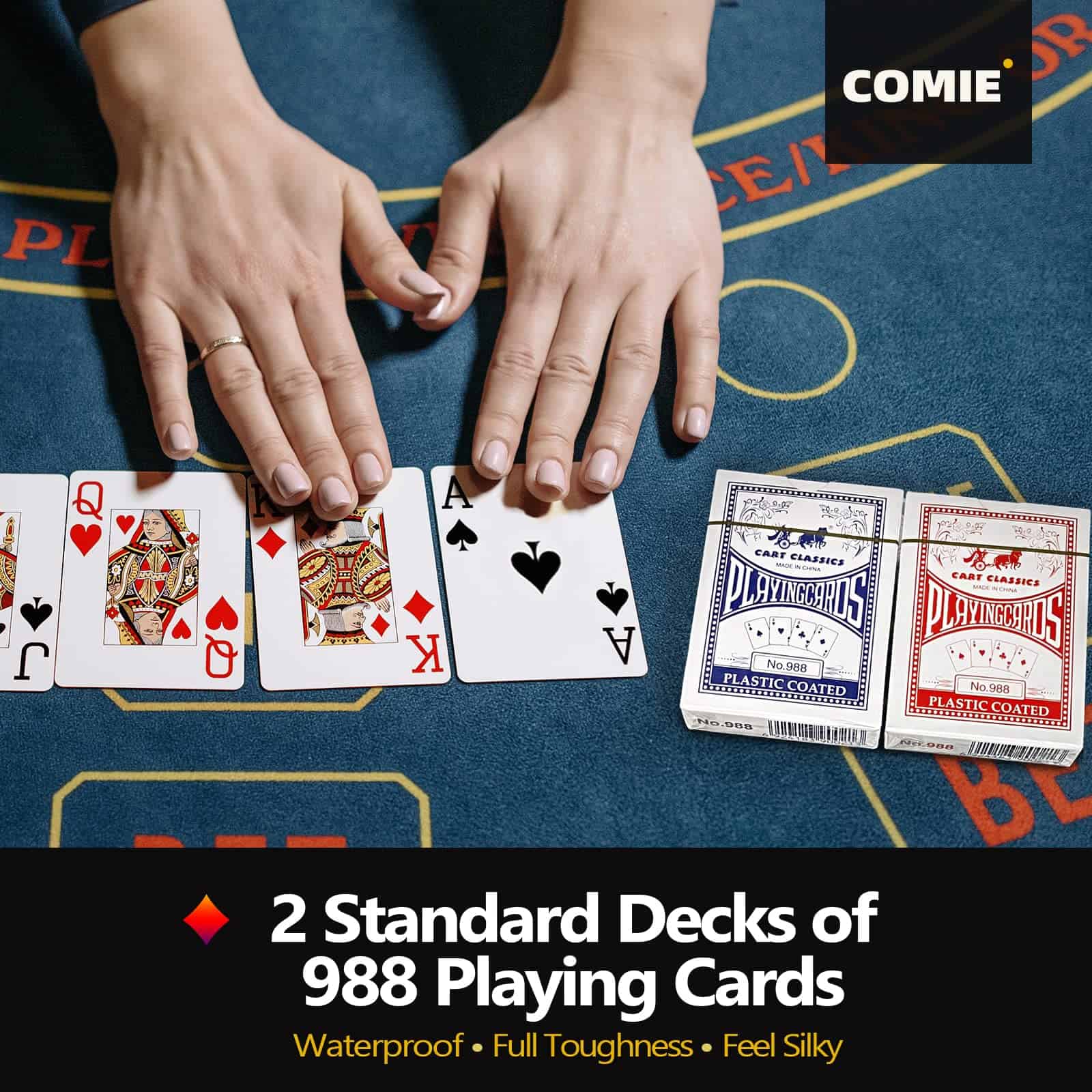 Juego de 500 fichas de póquer Comie con maletín de - Imagen 5