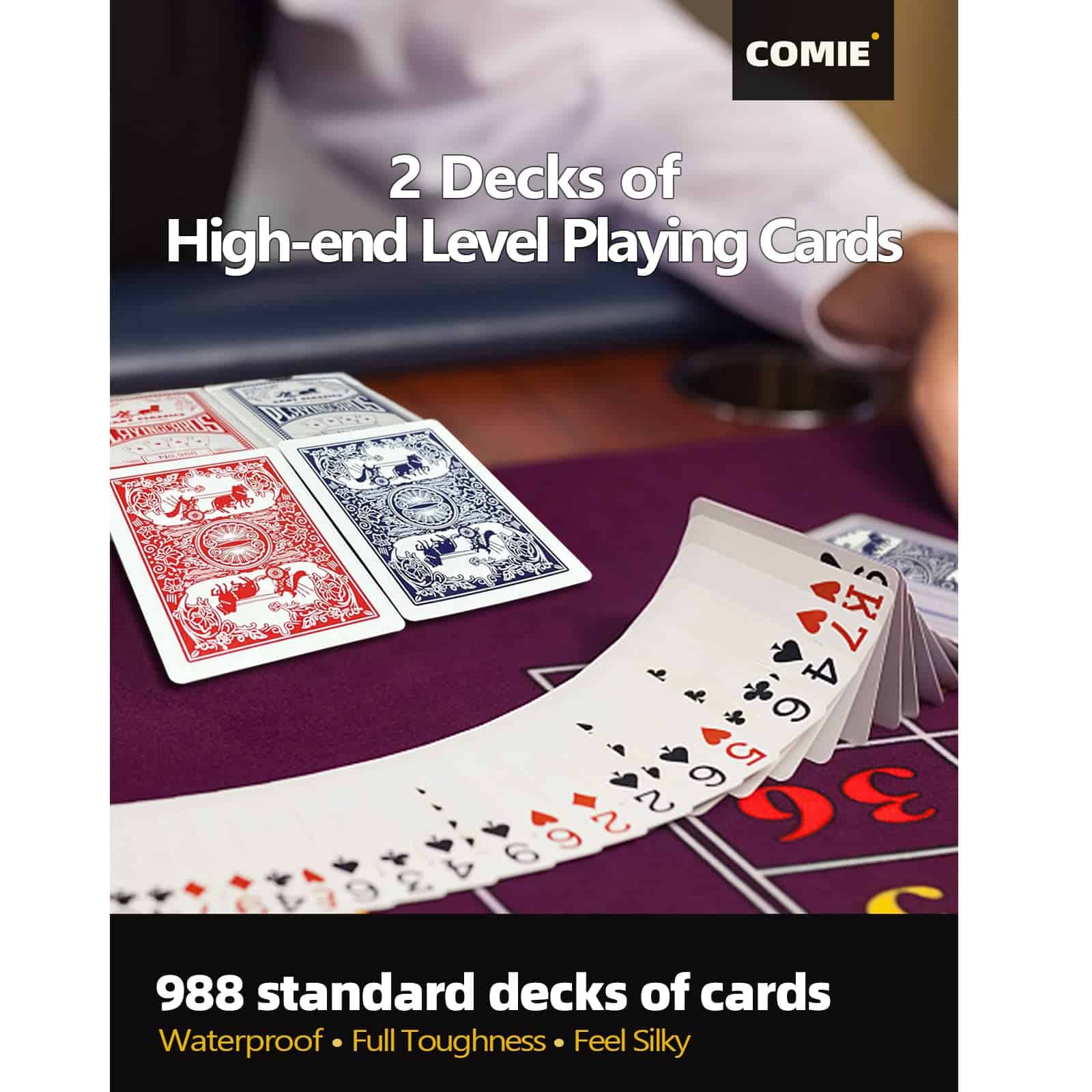 Fichas de Póker de Arcilla Comie, Set de 400PCS con Maletín - Imagen 6