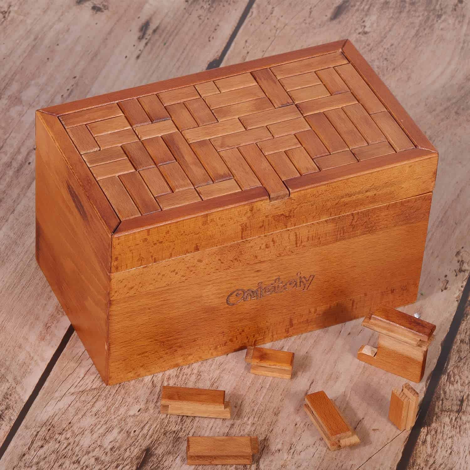 Caja de Puzzle Secreto de Madera con 32 Pasos Grandes - Imagen 5