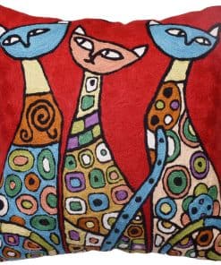 Funda de almohada para gato de Kashmir Designs Decorativa