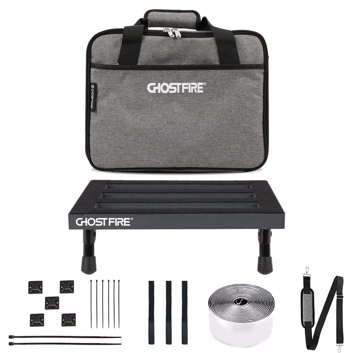 Tablero para pedales de guitarra Ghost Fire de aleación de