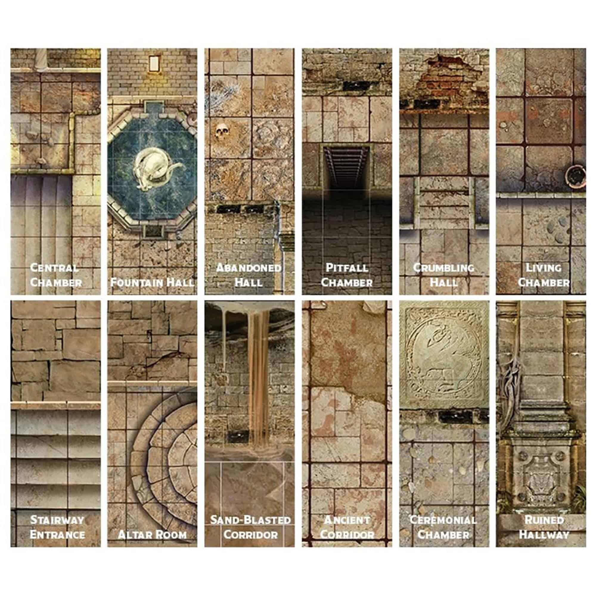 Gale Force Nine Tenfold Dungeon: El Templo - Conjunto - Imagen 4