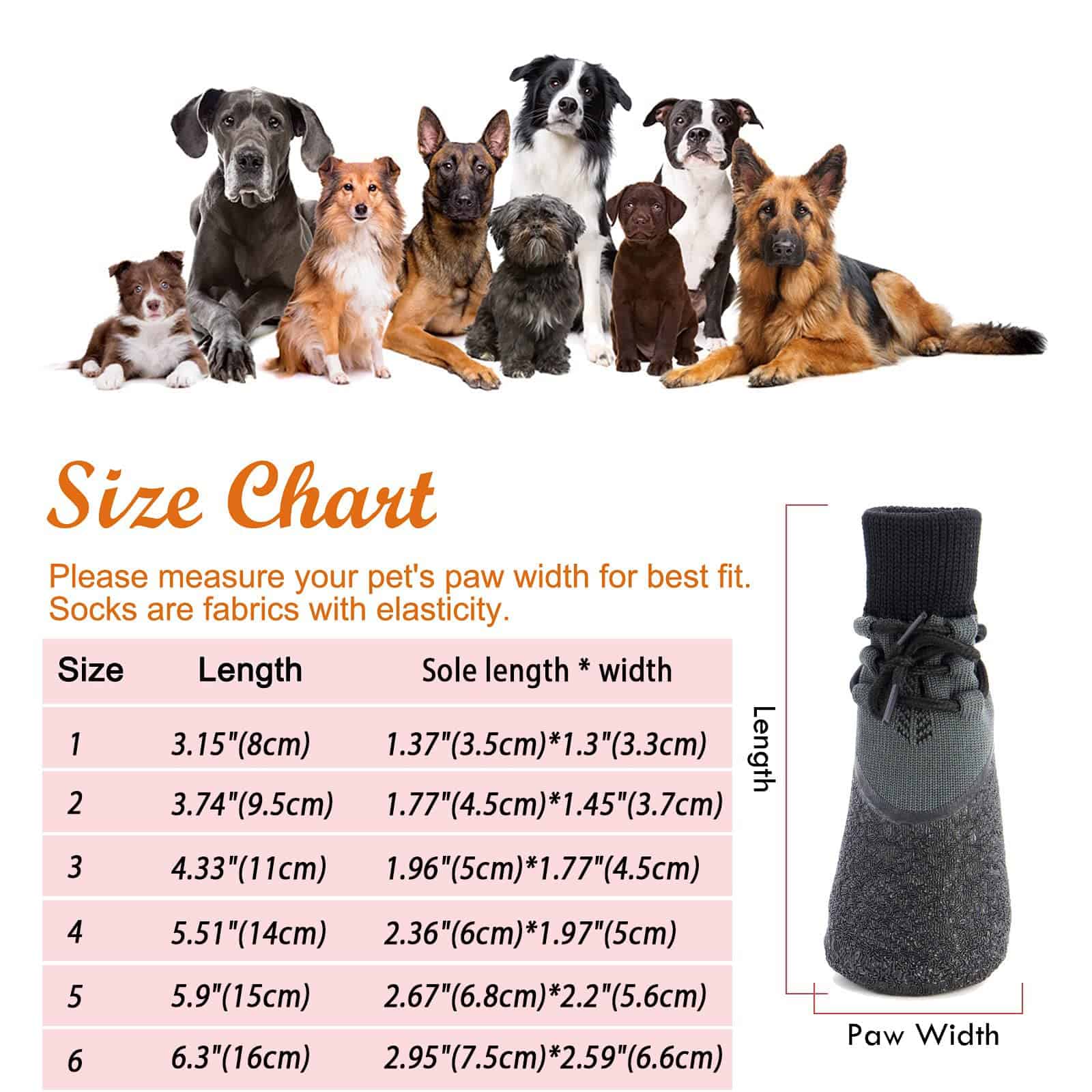 Zapatos para Perros Avaner Exterior Antideslizante Botines - Imagen 8