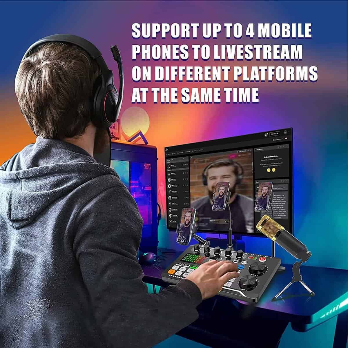 Paquete de Micrófono para Podcast SINWE, Micrófono - Imagen 6