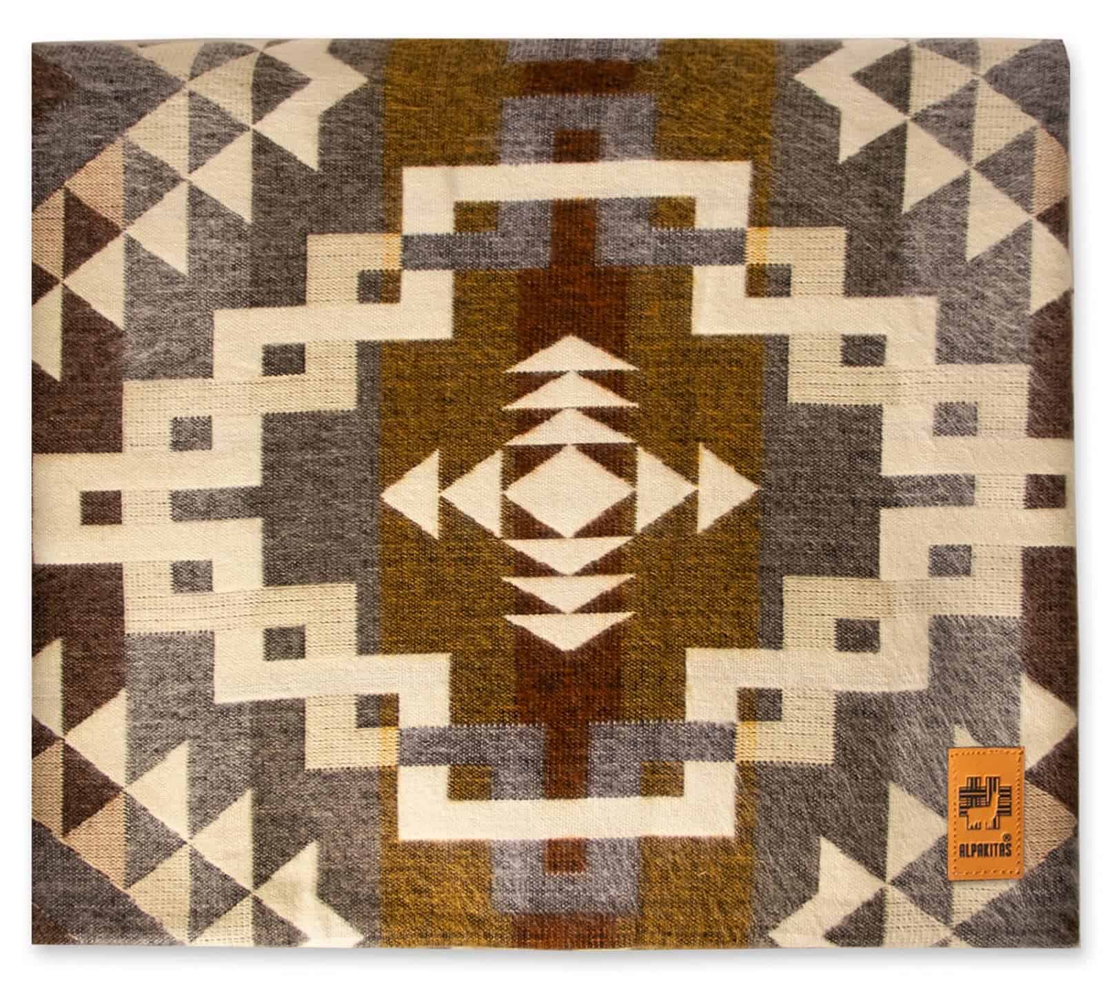 Manta de Tiro ALPAKITAS Inca | Manta de Tiro Tamaño Twin |