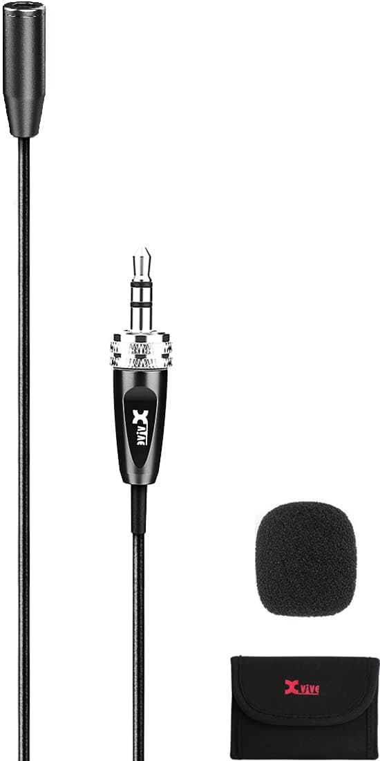 Micrófono de solapa omnidireccional profesional Xvive LV2