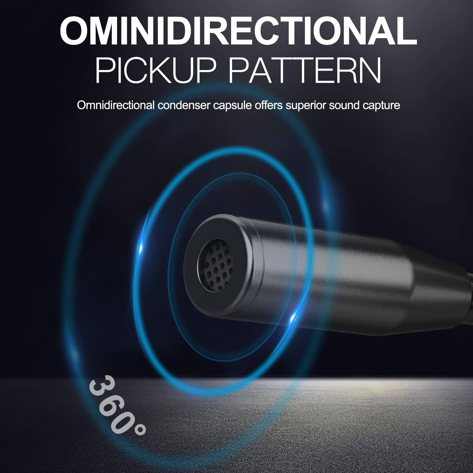 Micrófono de solapa omnidireccional profesional Xvive LV2 - Imagen 5