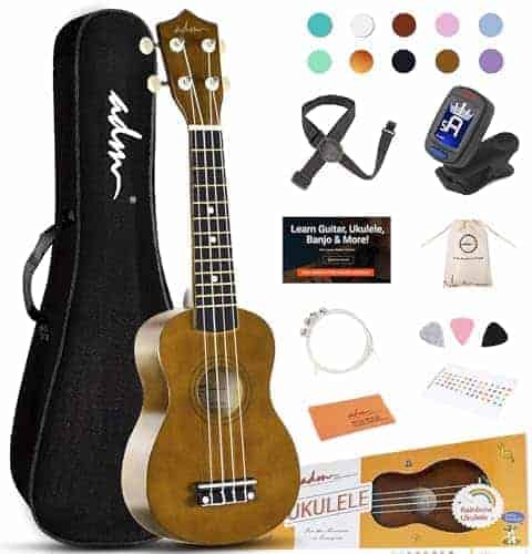 ADM Ukelele Soprano para Principiantes 21 Pulgadas de