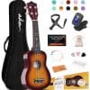 Ukelele Soprano ADM para principiantes de 21 pulgadas Kit