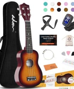 Ukelele Soprano ADM para principiantes de 21 pulgadas Kit