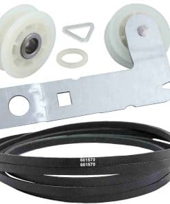 Kit de polea loca para secadora y correa de tambor de