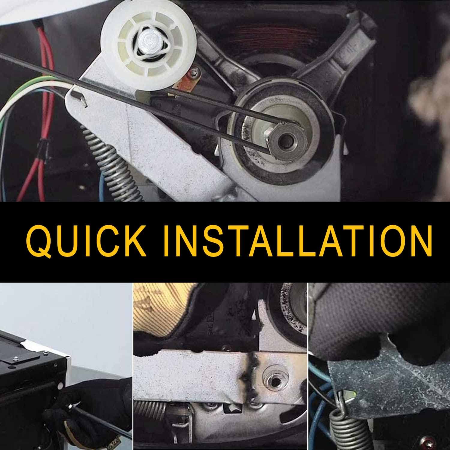 Kit de polea loca para secadora y correa de tambor de - Imagen 9