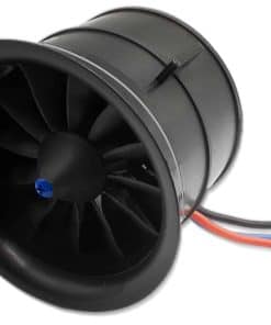 DD 70mm EDF 12 Blades Ducted Fan con Motor Brushless RC de