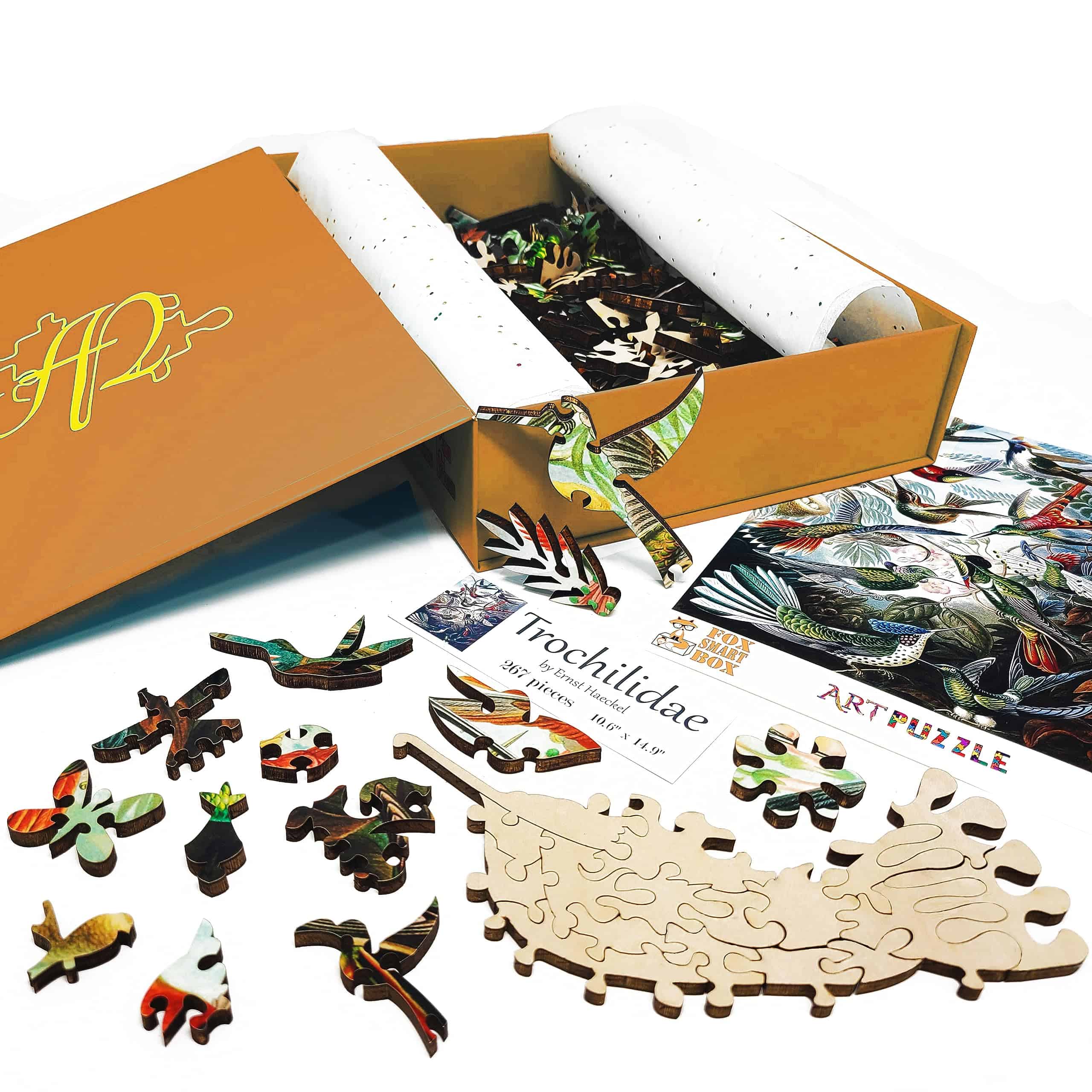 Rompecabezas de madera para adultos - -Colibríes - Imagen 8