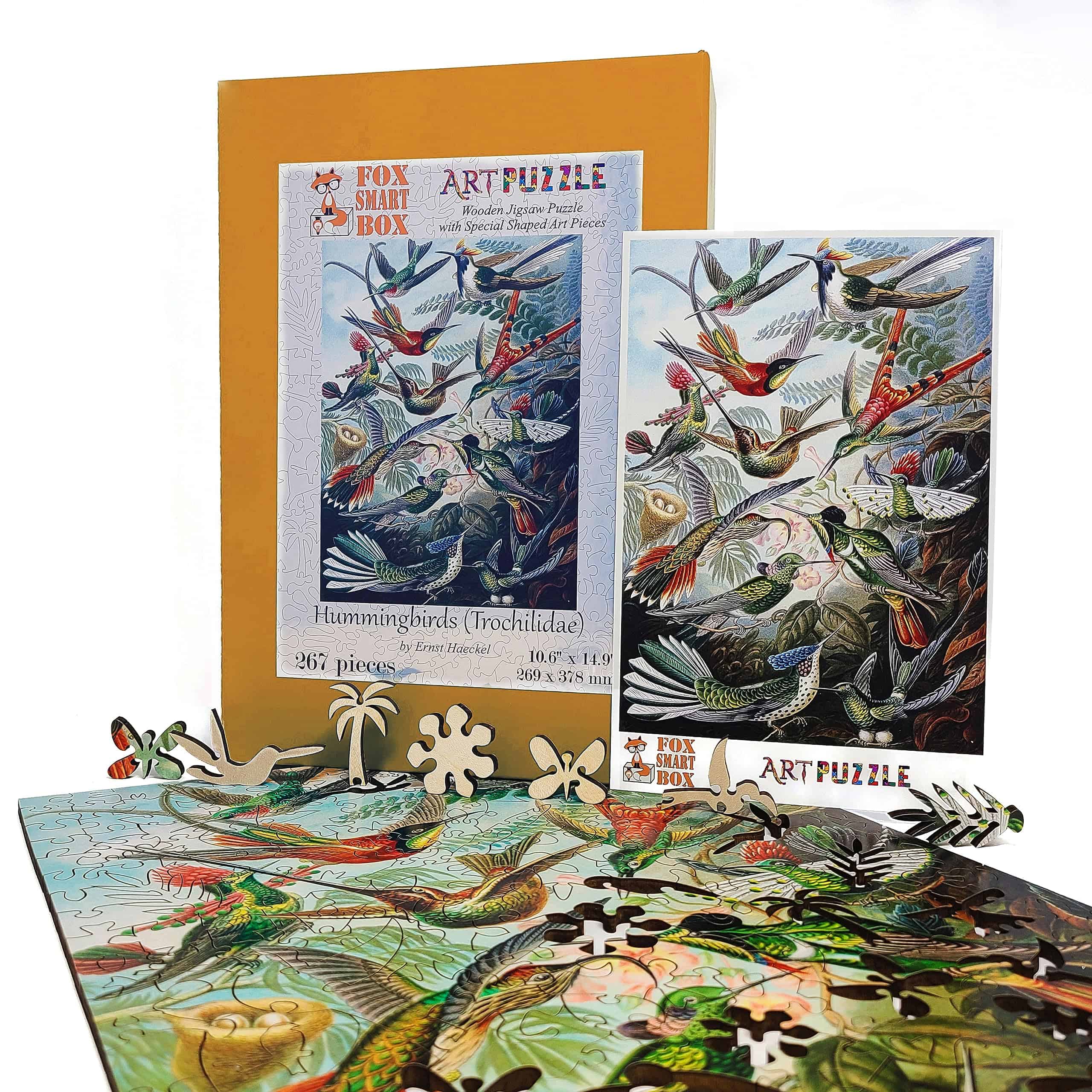 Rompecabezas de madera para adultos - -Colibríes - Imagen 6