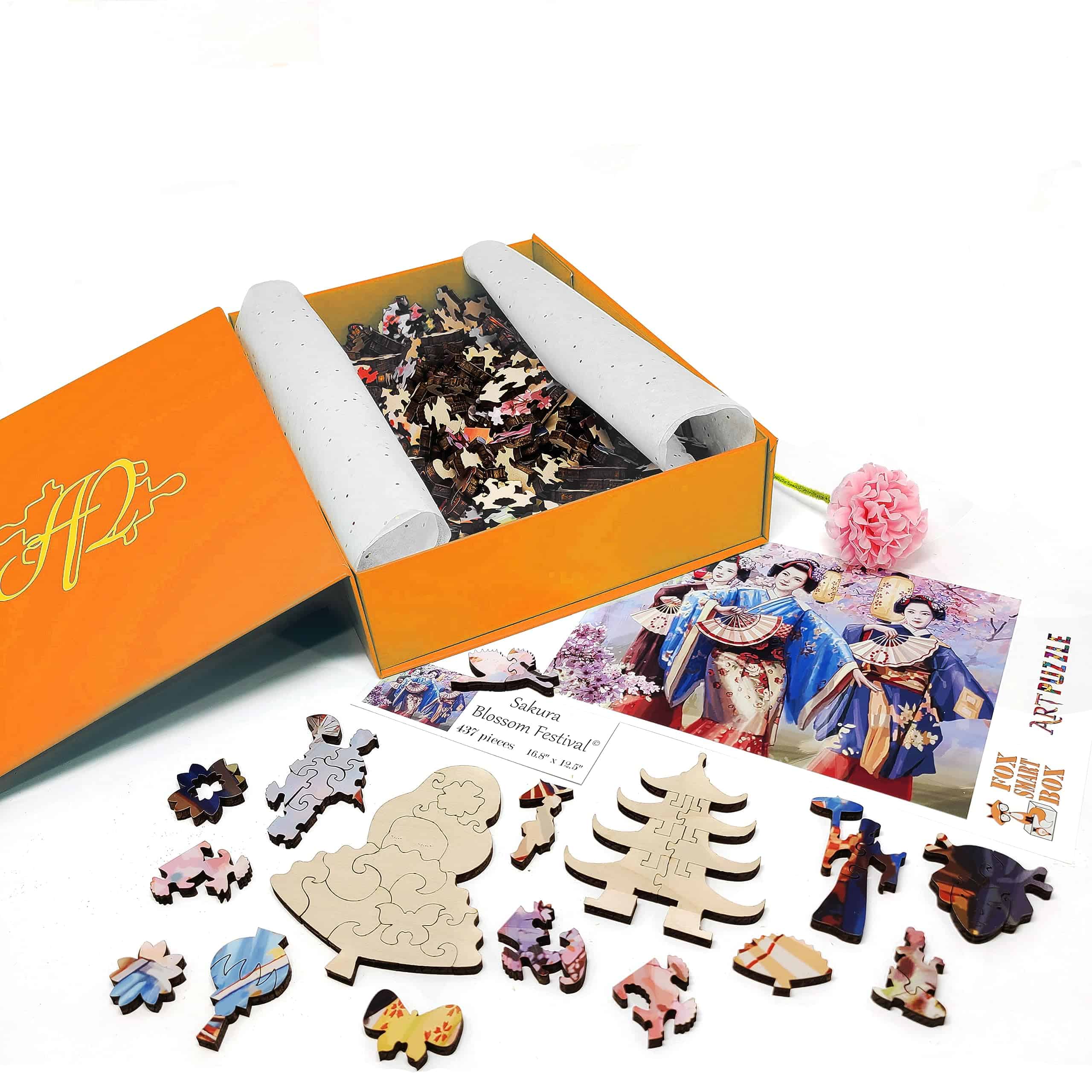 Rompecabezas de madera para adultos - -el Cerezo - Imagen 5