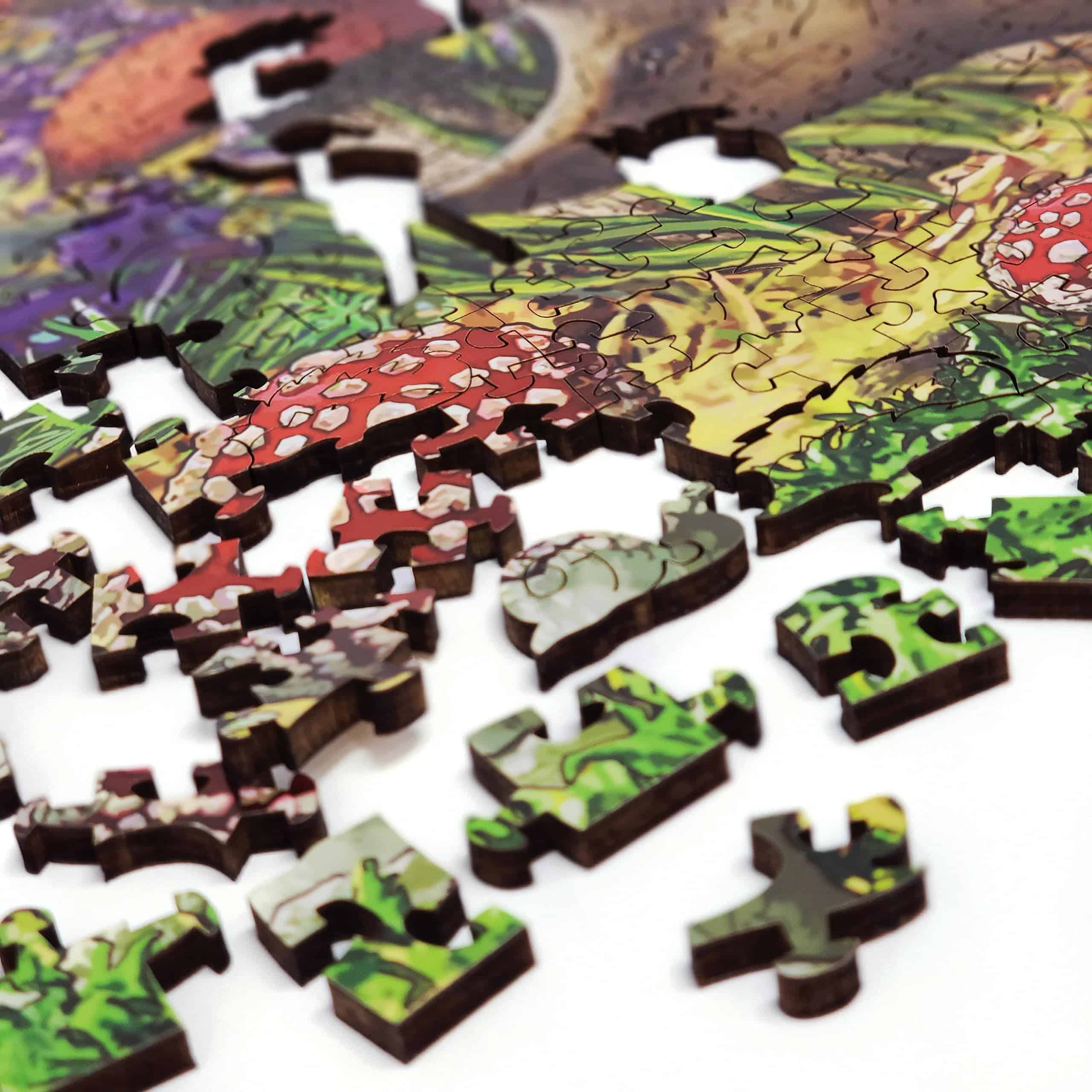 Rompecabezas de madera para adultos con piezas con formas - Imagen 8