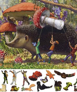 Rompecabezas de madera para adultos con piezas con formas