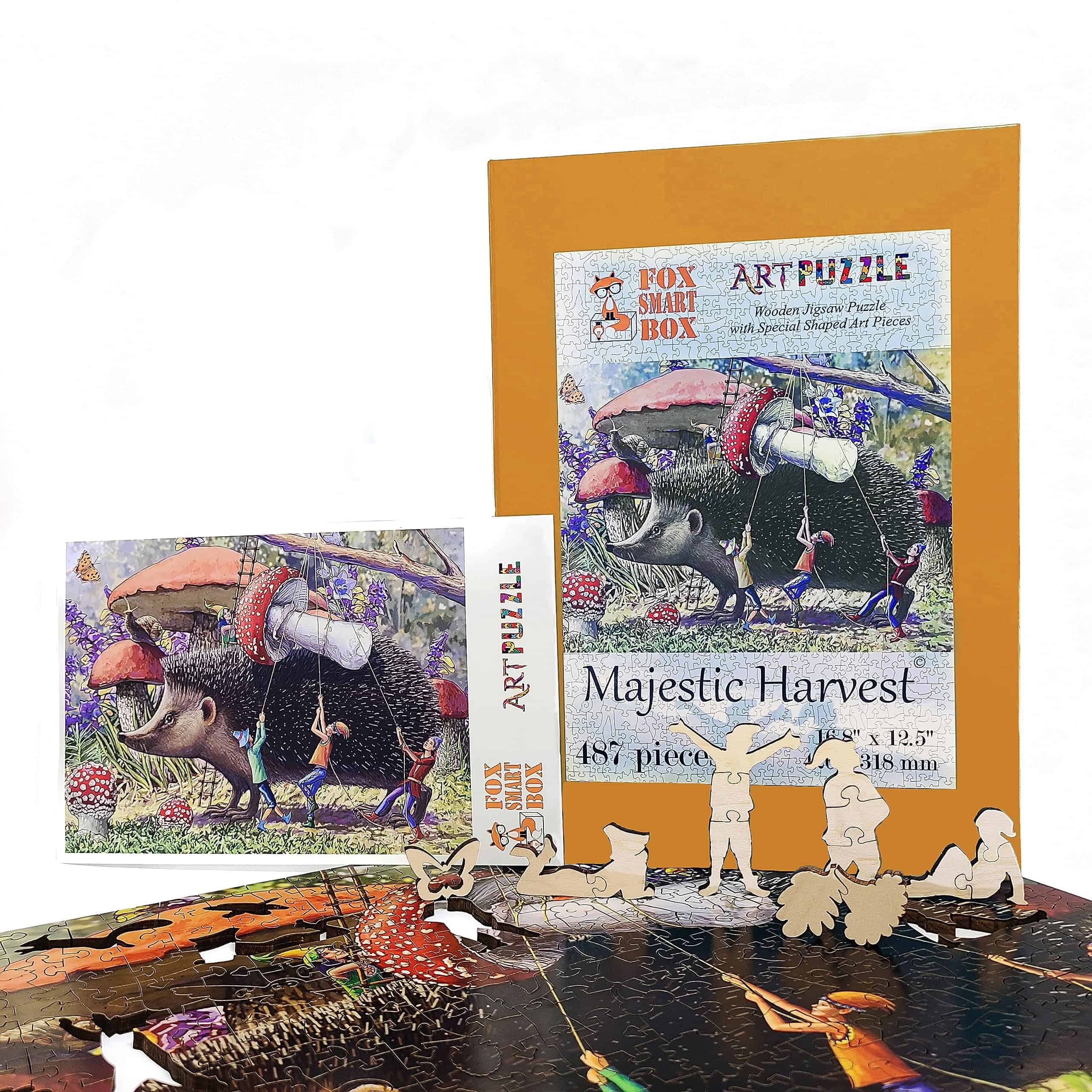 Rompecabezas de madera para adultos con piezas con formas - Imagen 9