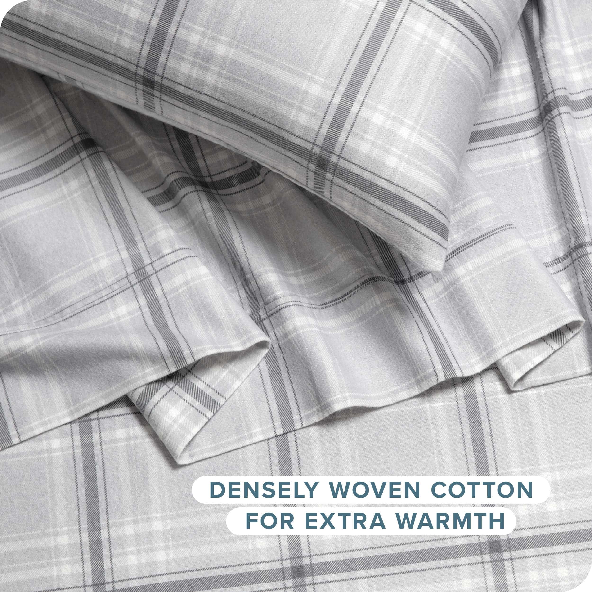 Juego de sábanas de franela Bare Home Prints, -Tartán Escocé - Imagen 8