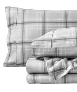 Juego de sábanas estampadas Bare Home -Tartán Escocés