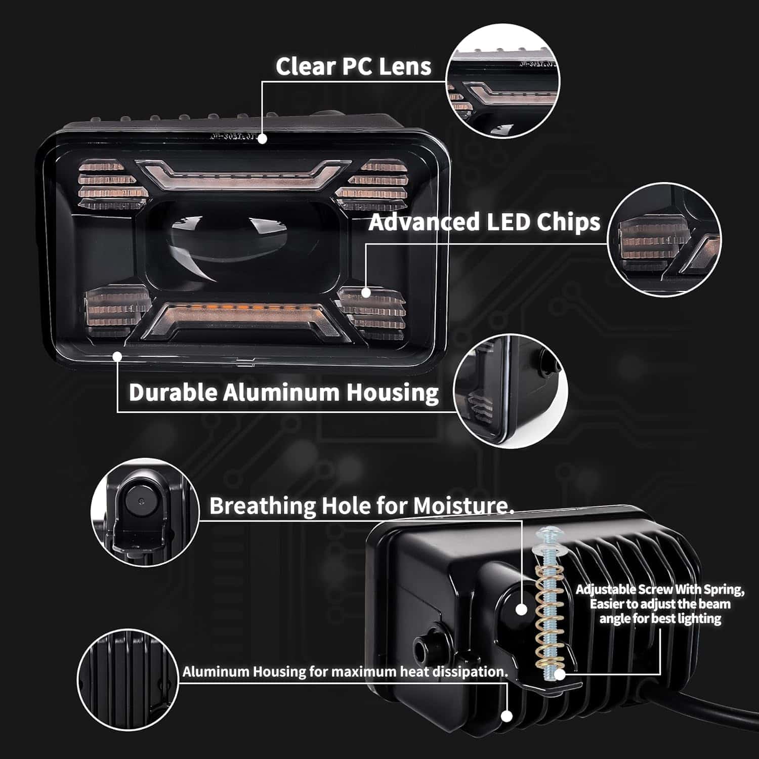 Faro de Niebla LED para F150, Faros de Niebla de 4 pulgadas - Imagen 5