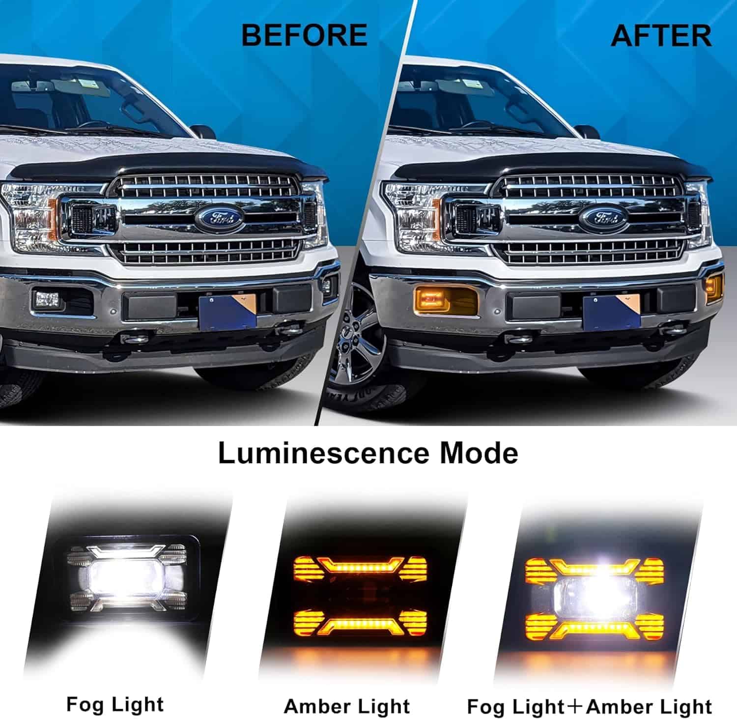 Faro de Niebla LED para F150, Faros de Niebla de 4 pulgadas - Imagen 4