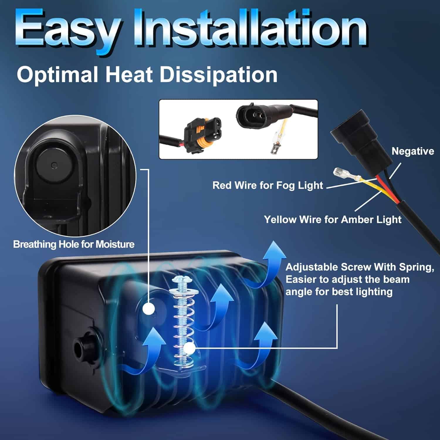 Faro de Niebla LED para F150, Faros de Niebla de 4 pulgadas - Imagen 7