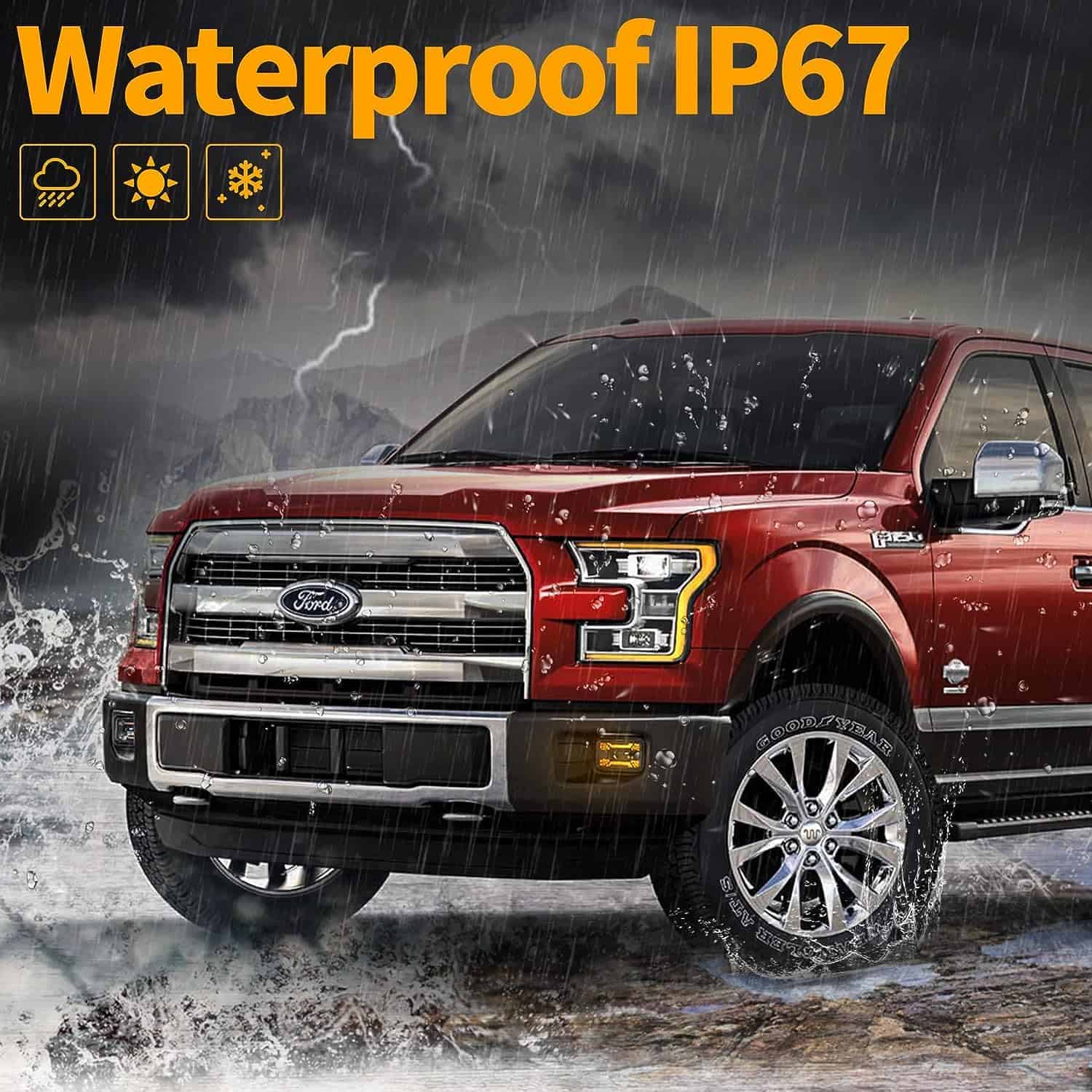 OVSAUTO Faros de Niebla para F150, Luces Brillantes para - Imagen 7